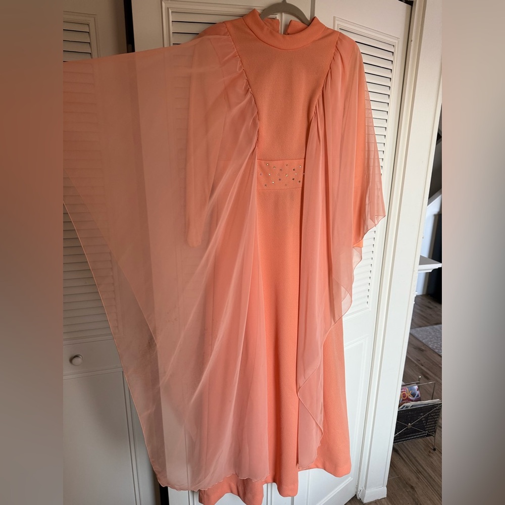 1970s Vintage Floor Length Gown VERY CHER